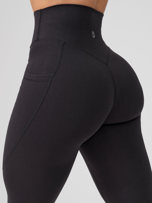 Rosa Pocket Legging - Onyx Black – Buffbunny Canada