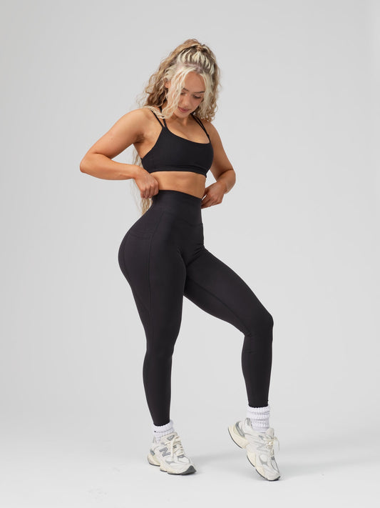 Rosa Pocket Legging - Onyx Black – Buffbunny Canada