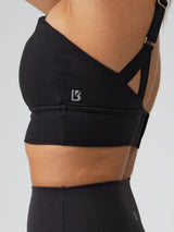 Thumbnail 18 of Harmony Halter Sports Bra - Onyx Black, 18 of 18