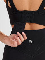 Thumbnail 10 of Harmony Halter Sports Bra - Onyx Black, 10 of 18