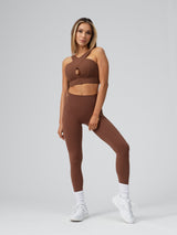 Thumbnail 10 of Harmony Halter Sports Bra - Mocha, 10 of 10