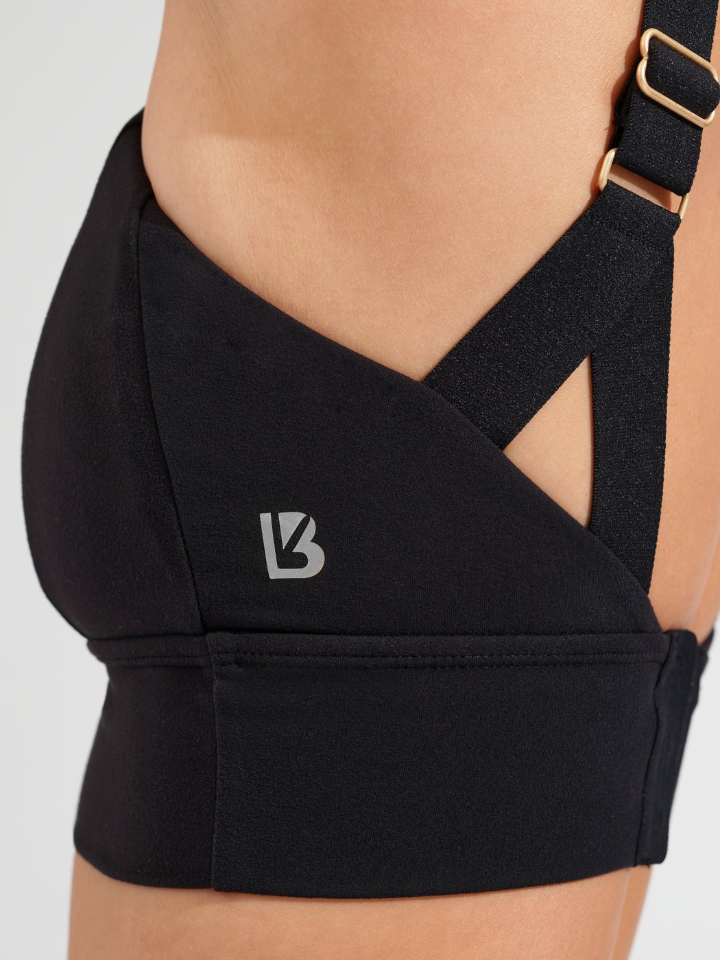 Harmony Halter Sports Bra - Onyx Black