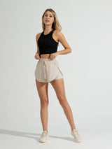 Thumbnail 7 of Ribbed Seamless Tank - Onyx Black, 7 of 11