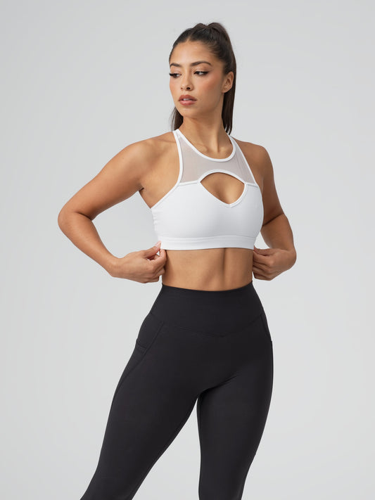 Ambrosia Sports Bra - White