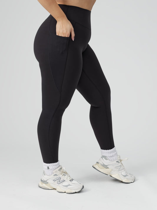 Rosa Pocket Legging - Onyx Black – Buffbunny Canada