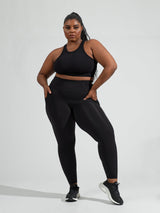 Thumbnail 10 of Ribbed Seamless Tank - Onyx Black, 10 of 11