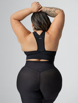 Thumbnail 19 of Sphynx Ribbed Sports Bra - Onyx Black, 19 of 27