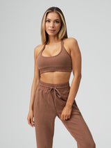 Thumbnail 2 of Luxe Bralette - Cocoa, 2 of 5