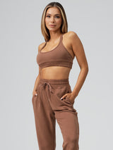 Thumbnail 1 of Luxe Bralette - Cocoa, 1 of 5