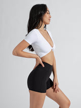 Thumbnail 7 of AirKnit Reversible Crop - Ivory, 7 of 8