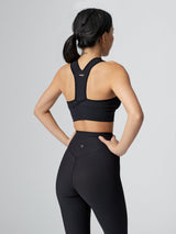 Thumbnail 23 of Sphynx Ribbed Sports Bra - Onyx Black, 23 of 27