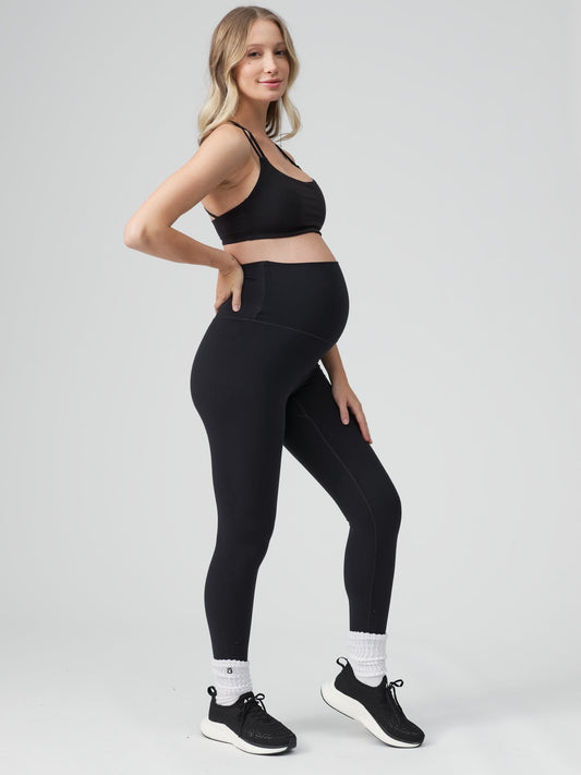 Energy Foldover Legging - Onyx Black